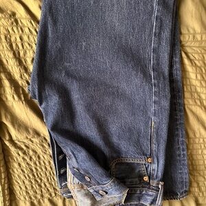 Levi's Dark Blue Straight Jeans